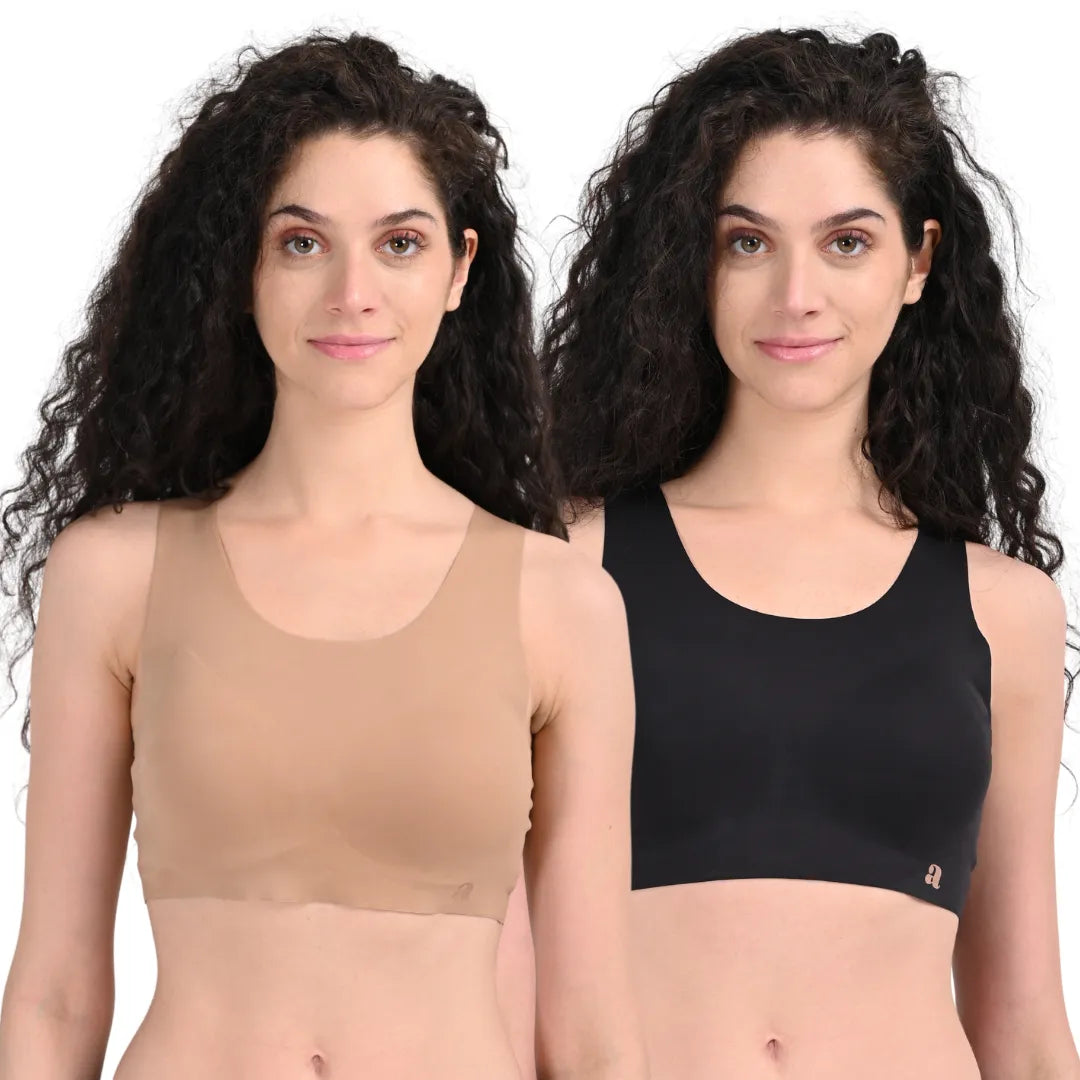 Full Coverage T Shirt Bra Black & Burro