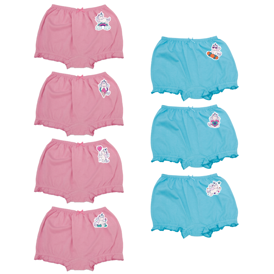 Girls Bloomers Mixed Colors 7 Colors