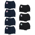 Girls Bloomers Navy Blue & Black Colors 7 Pack