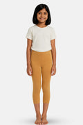 Girls Playtime Cropped Leggings Caramel