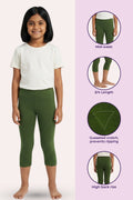 Green for girls Cropped Leggings