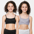 Good Bras For Teens  Black & Grey