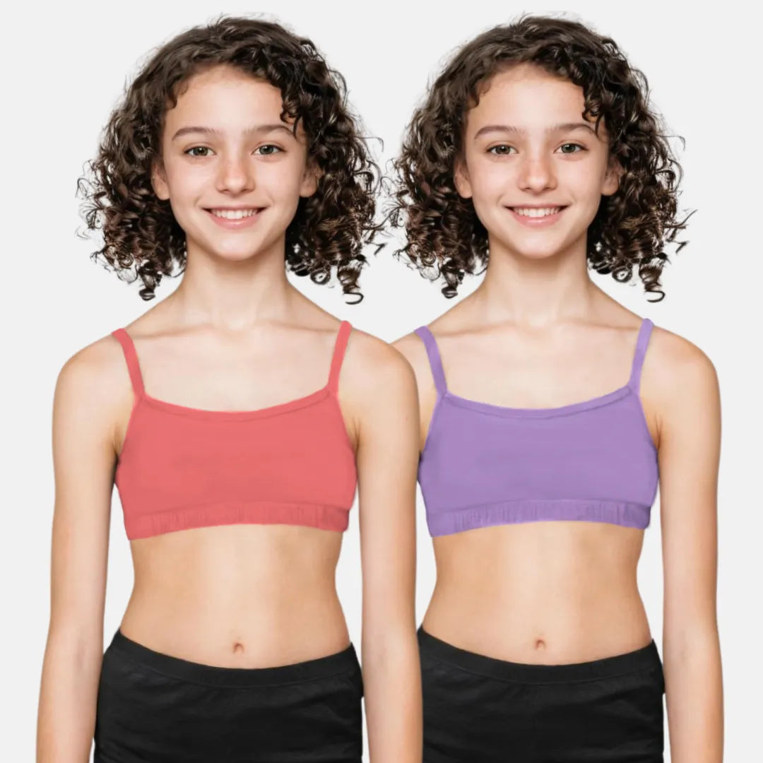 Good Bras For Teens Light Coral & Lavender