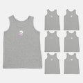 Grey Girl Vests 7 Pack