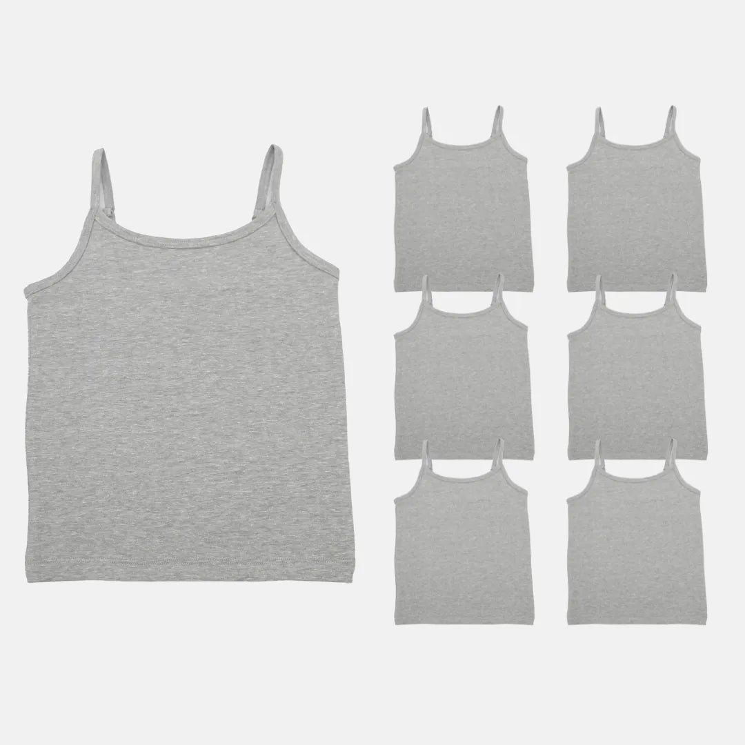 Grey Girl Slips 7 Pack