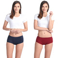 Heavy Flow Period Panties Navy Blue & Maroon