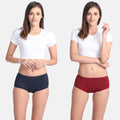 Heavy Flow Period Panties Navy Blue & Maroon