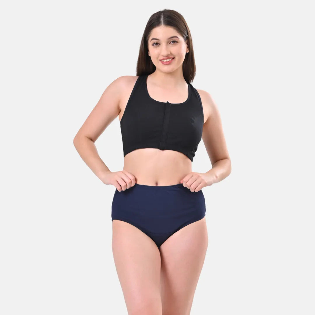  High Waist Panty Navy Blue