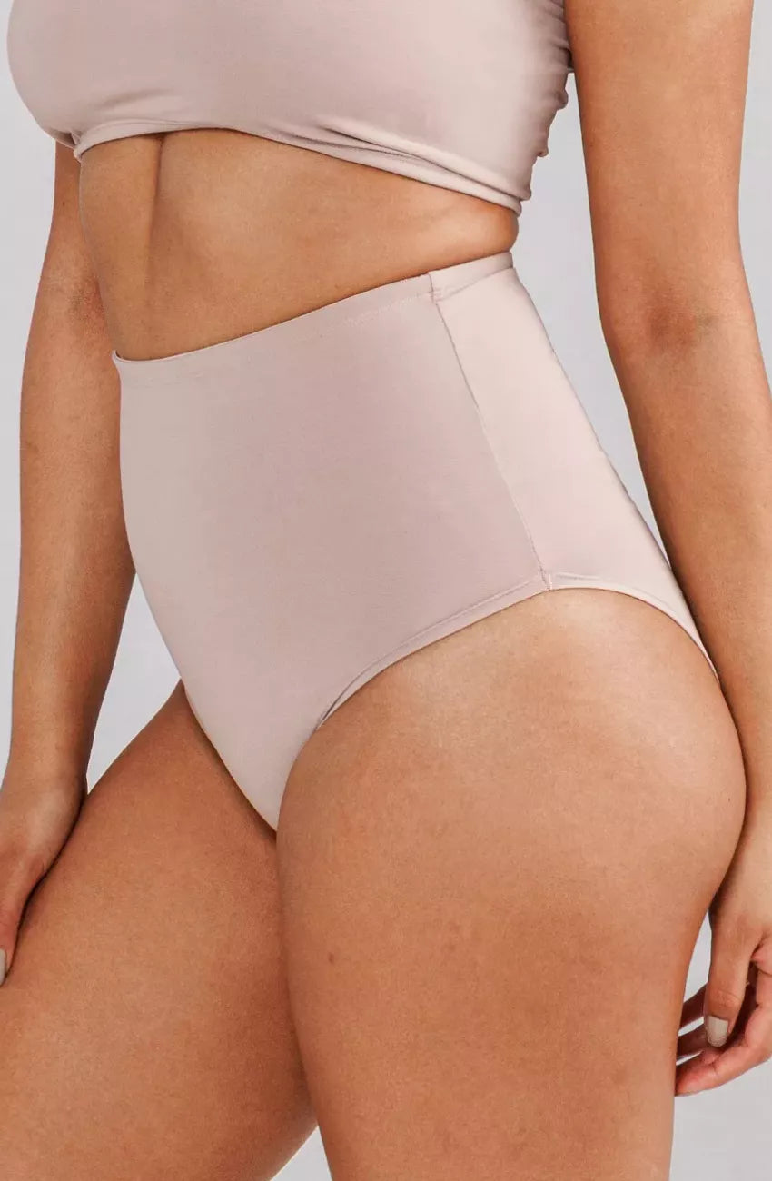 High Waist Tummy Tucker Panties Side Image Skin