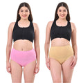  High Waisted Briefs Light Pink & Skin