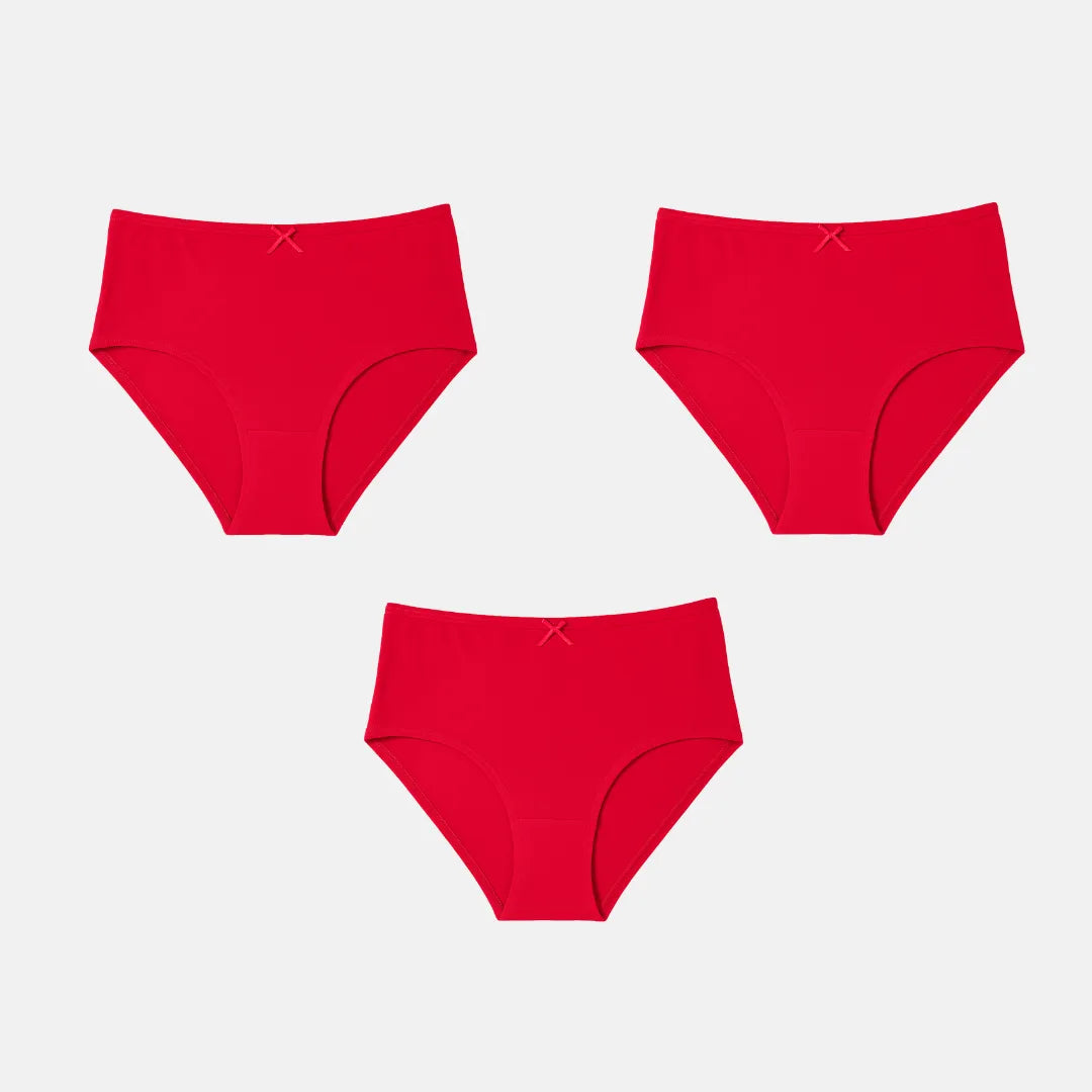 Hipster Briefs Dark Pink Pack Of 3