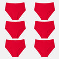 Hipster Panties Dark Pink Pack Of 6