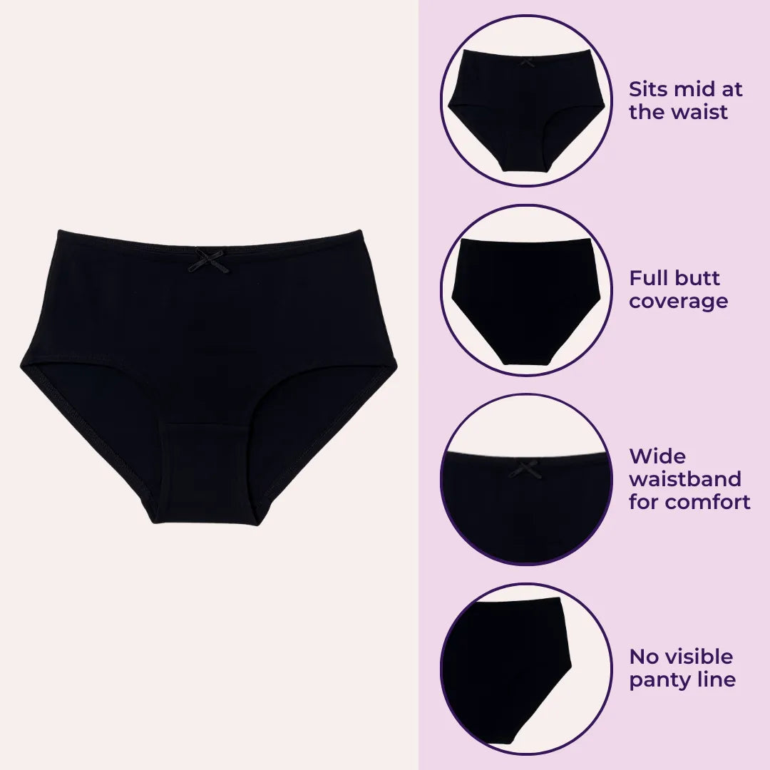 Hipster Briefs Peach, Wine, Dark Pink, Magenta, Light Pink & Black