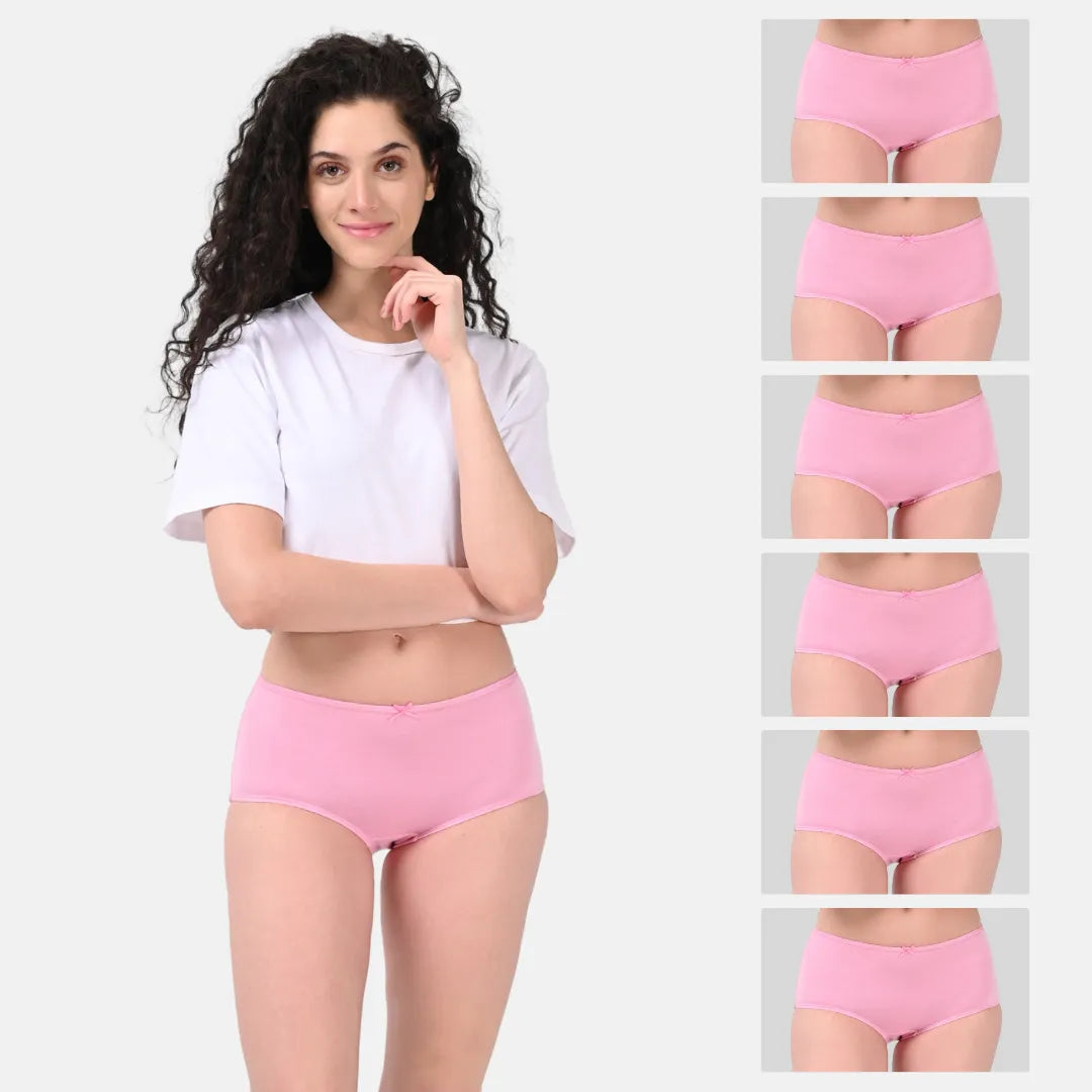 Hipster Underwear Light Pink Pack Of 6