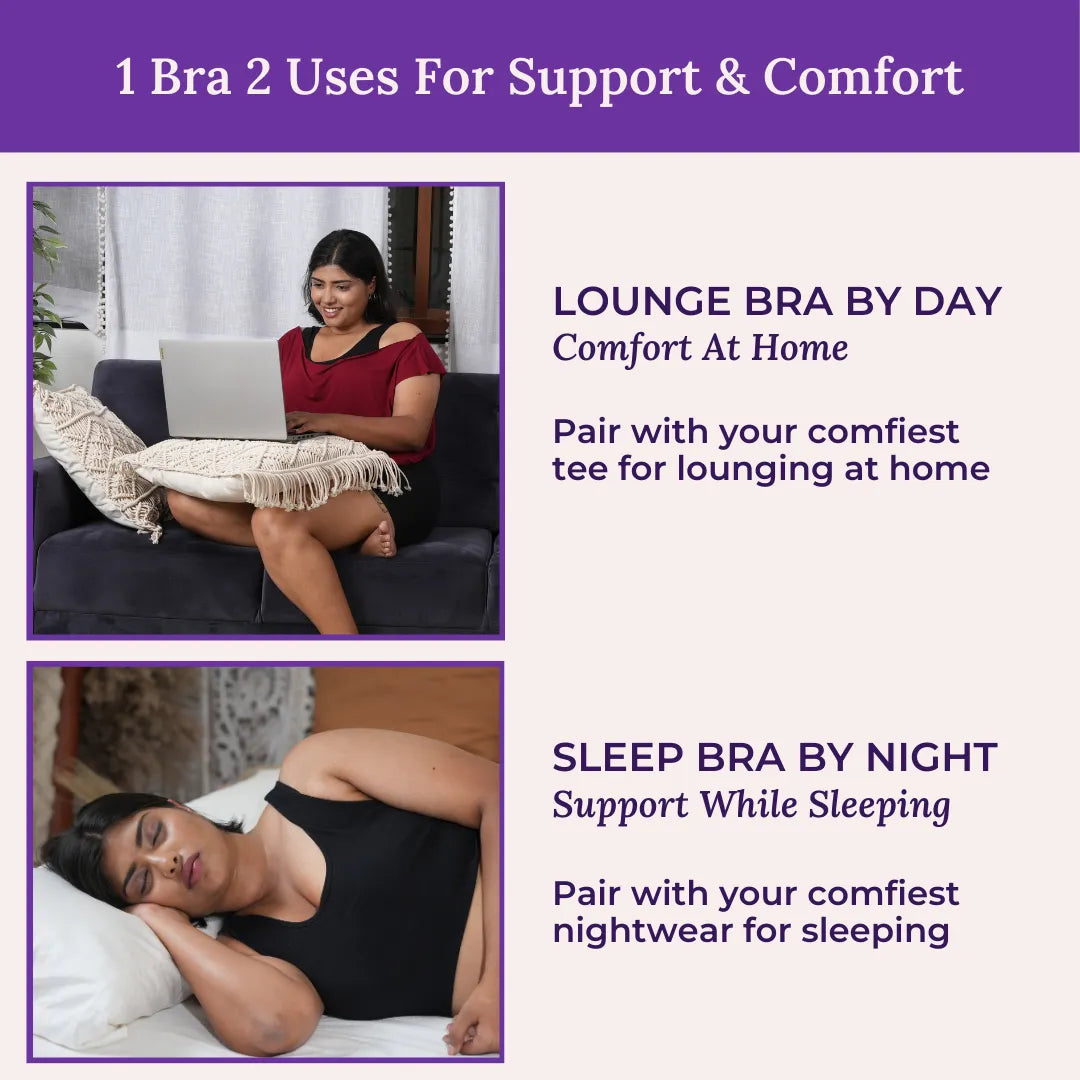 How Can Sleep Bra For Large Bust / Lounge Bra For Large Bust Be Used For Different Purposes?