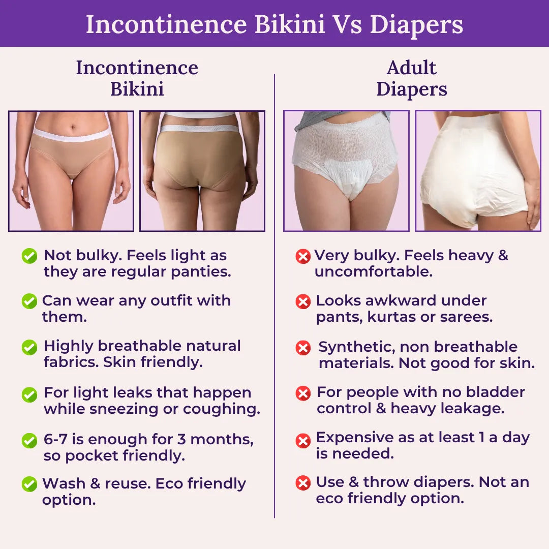 Incontinence Bikini Vs Diapers-Senior Skin