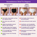 Incontinence Brief Vs Other Diapers Black