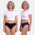 Incontinence Panties-Black & Royal Blue