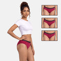 Incontinence Panties-Dark Pink Pack Of 3