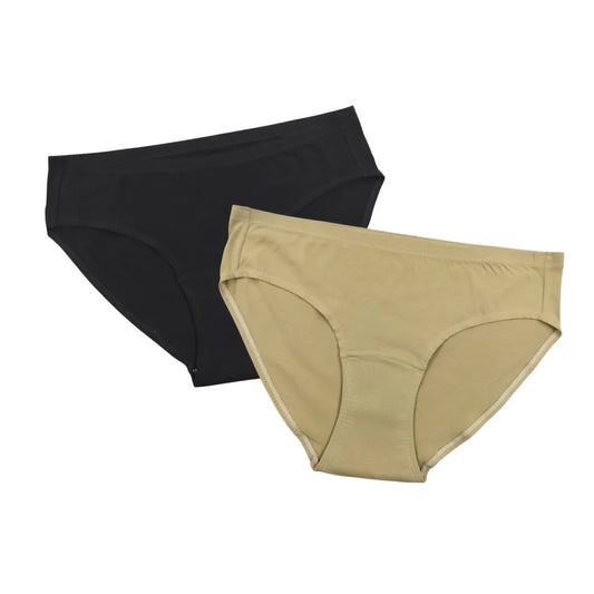 Incontinence Panties | Mid Waist | Leakproof Crotch | Holds Leaks Up To 25ml | Full Hip & Back Coverage | Pack Of 2