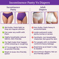 Incontinence Panty Vs Diapers