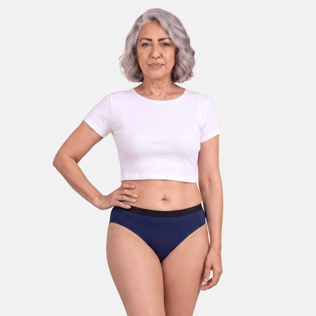 Incontinence Underwear For Women-Senior Royal Blue