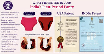 India's First Period Panty, Invented In 2009