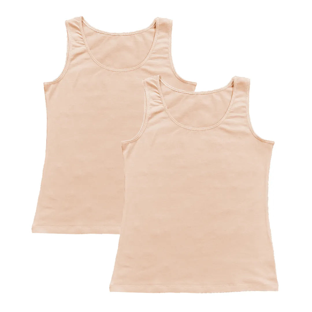 Inner Tank Tops For Elderly Women Skin Pack Of 2