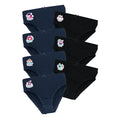 Kids Panties Navy Blue & Black 7 Pack