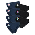 Kids Panties Navy Blue & Black 7 Pack