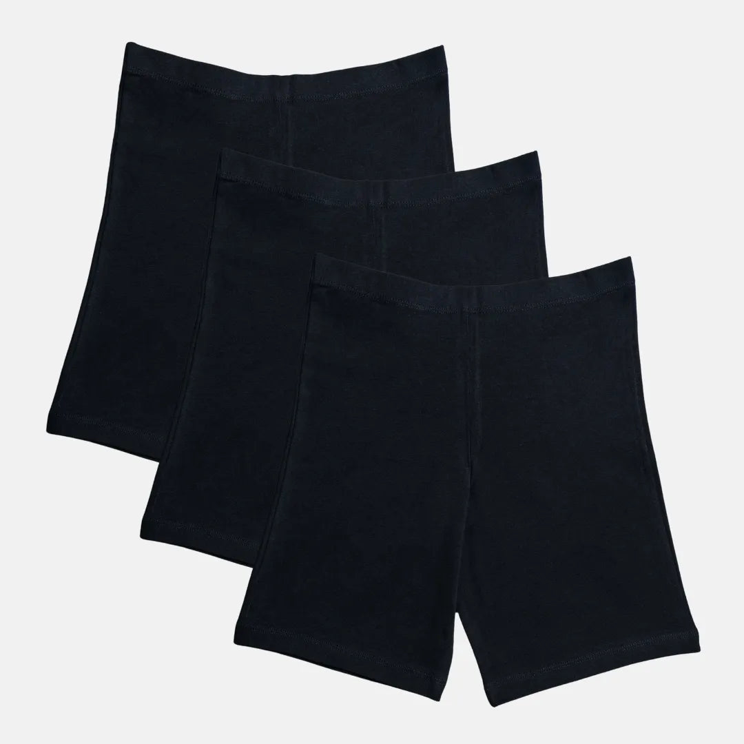 Kids Undershorts Black Pack Of 3