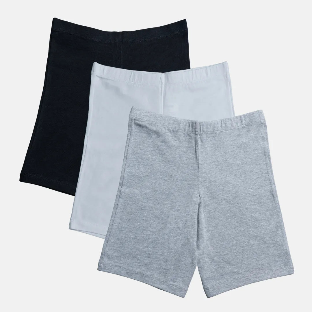 Kids Undershorts Black, White & Grey