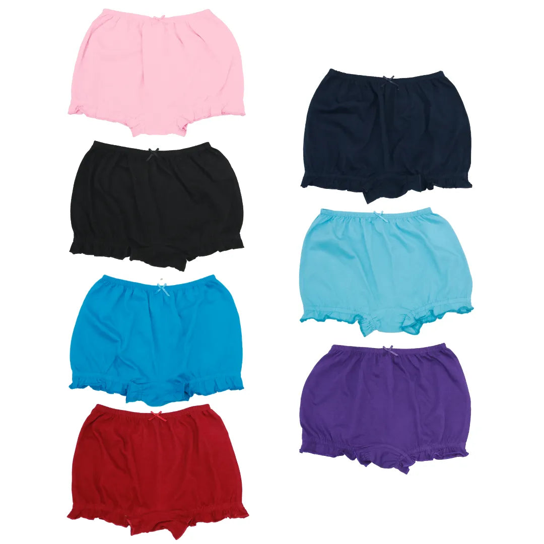 Kids Bloomers Mixed Colors 7 Pack