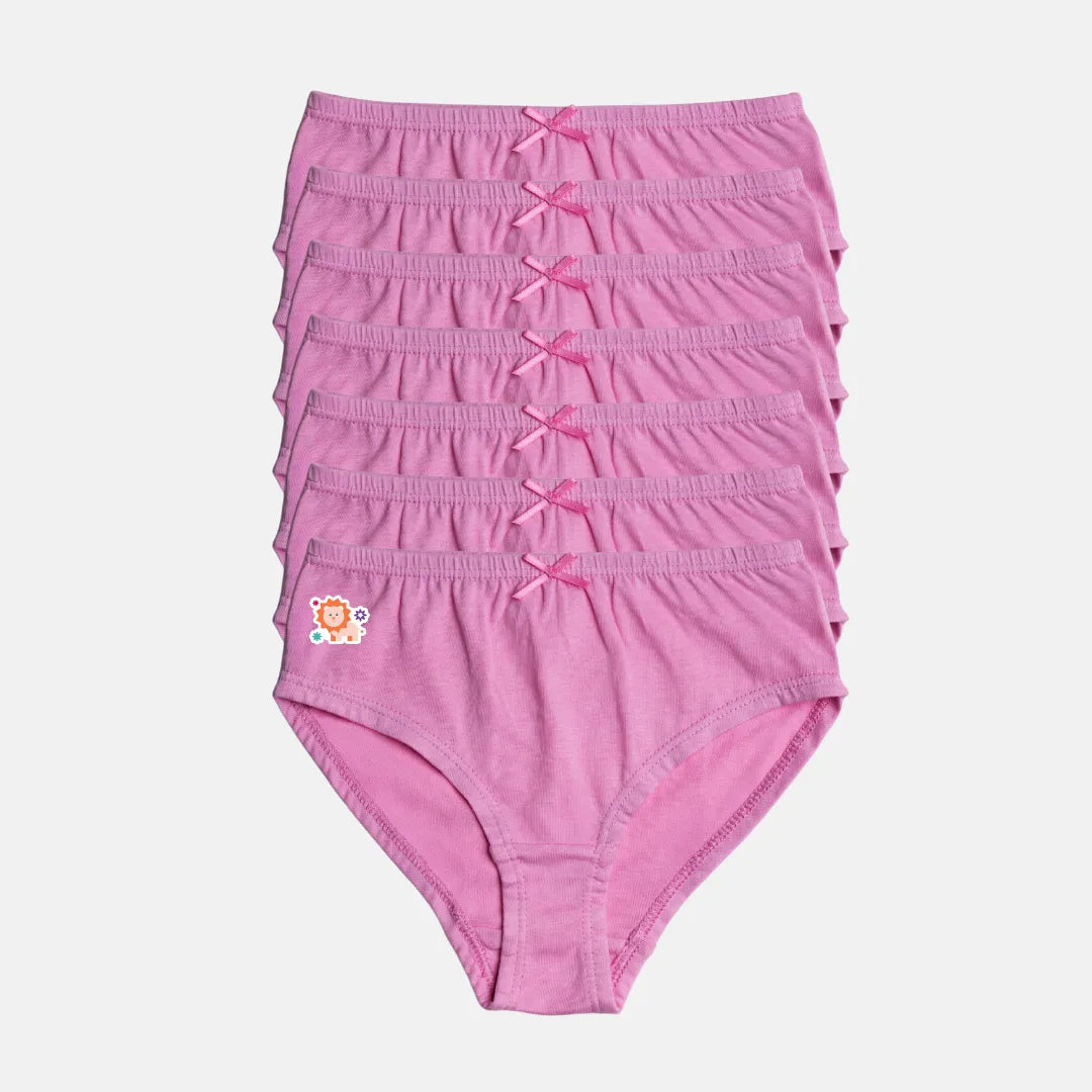Kids Panties Light Pink Pack Of 7