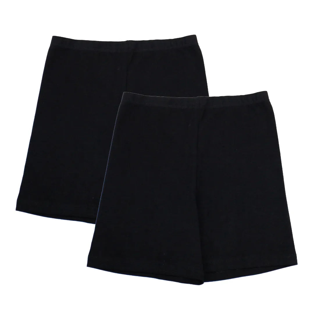 Kids Undershorts Black Pack Of 2