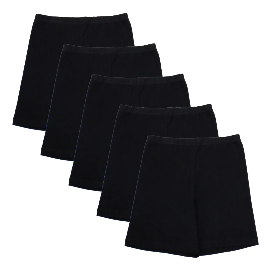 Kids Undershorts Black Pack Of 5