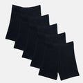 Kids Undershorts Black Pack Of 5