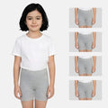 girls wearing undershorts - color- grey
