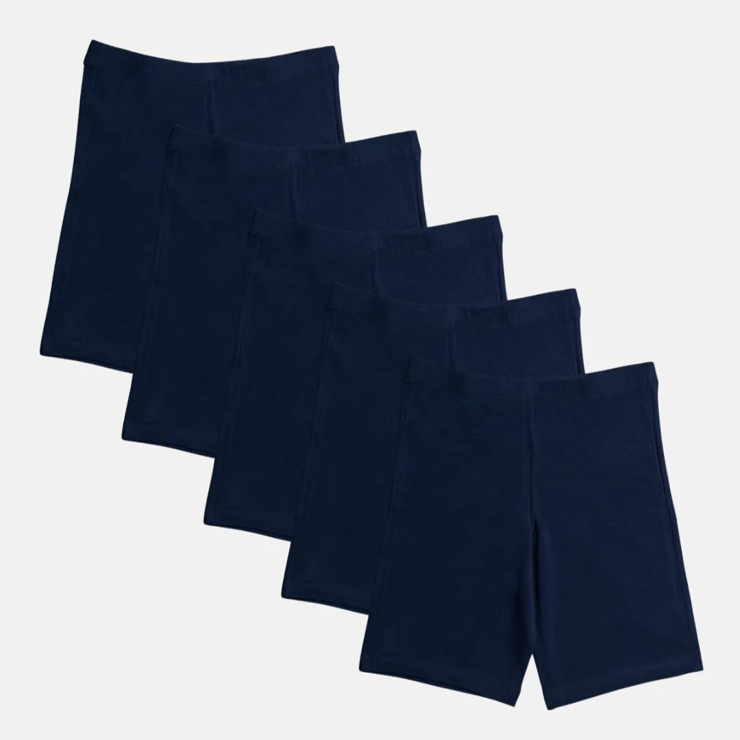 Kids Undershorts Navy Blue Pack Of 5