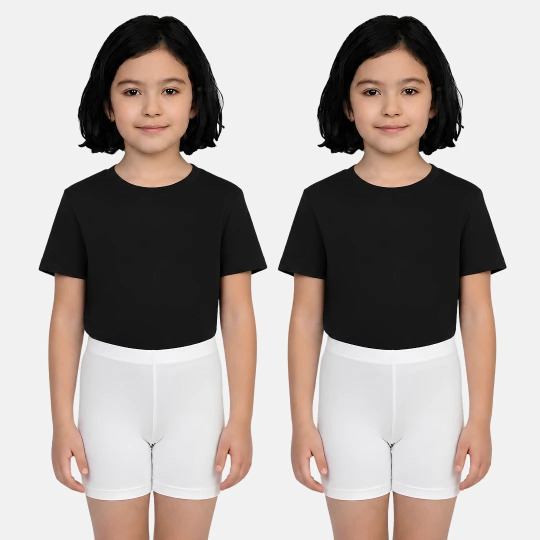 White color undershorts for girls