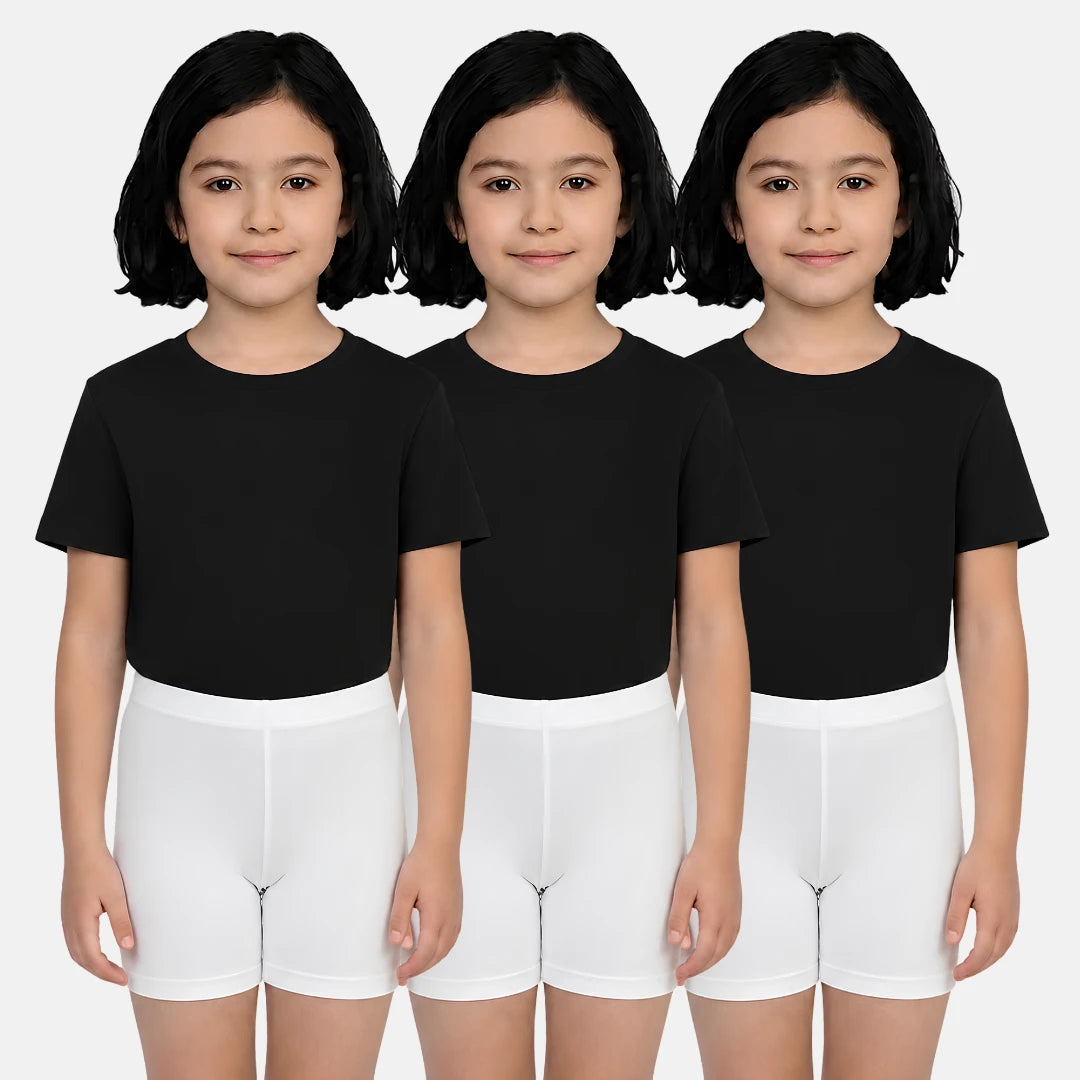 undershorts for girls wearing -color- White