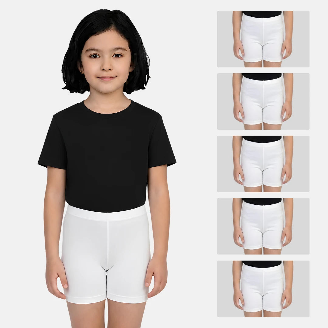 undershorts for girls -color-White