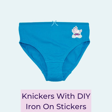 Knickers With DIY Iron On Stickers