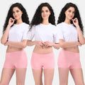 Ladies Underwear Shorts Peach Pack Of 3