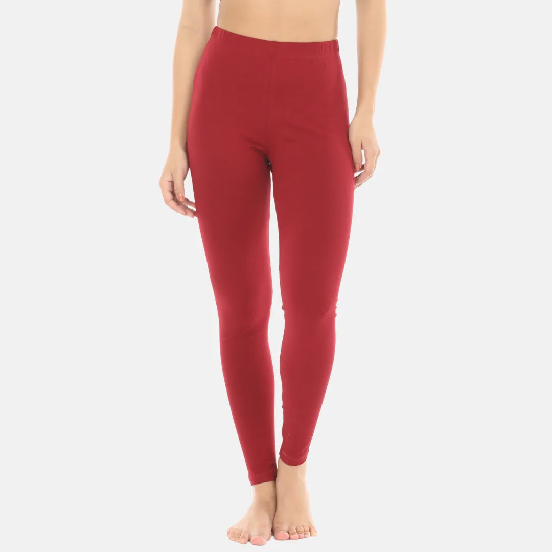 Ladies Leggings - Maroon