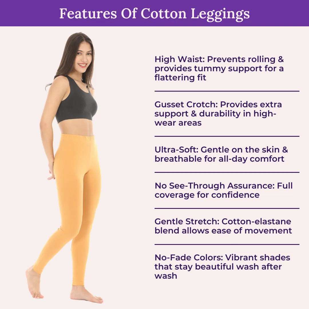 Ladies Leggings - Caramel