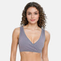 Ladies Plunge Bra Steel Grey Pack Of 1