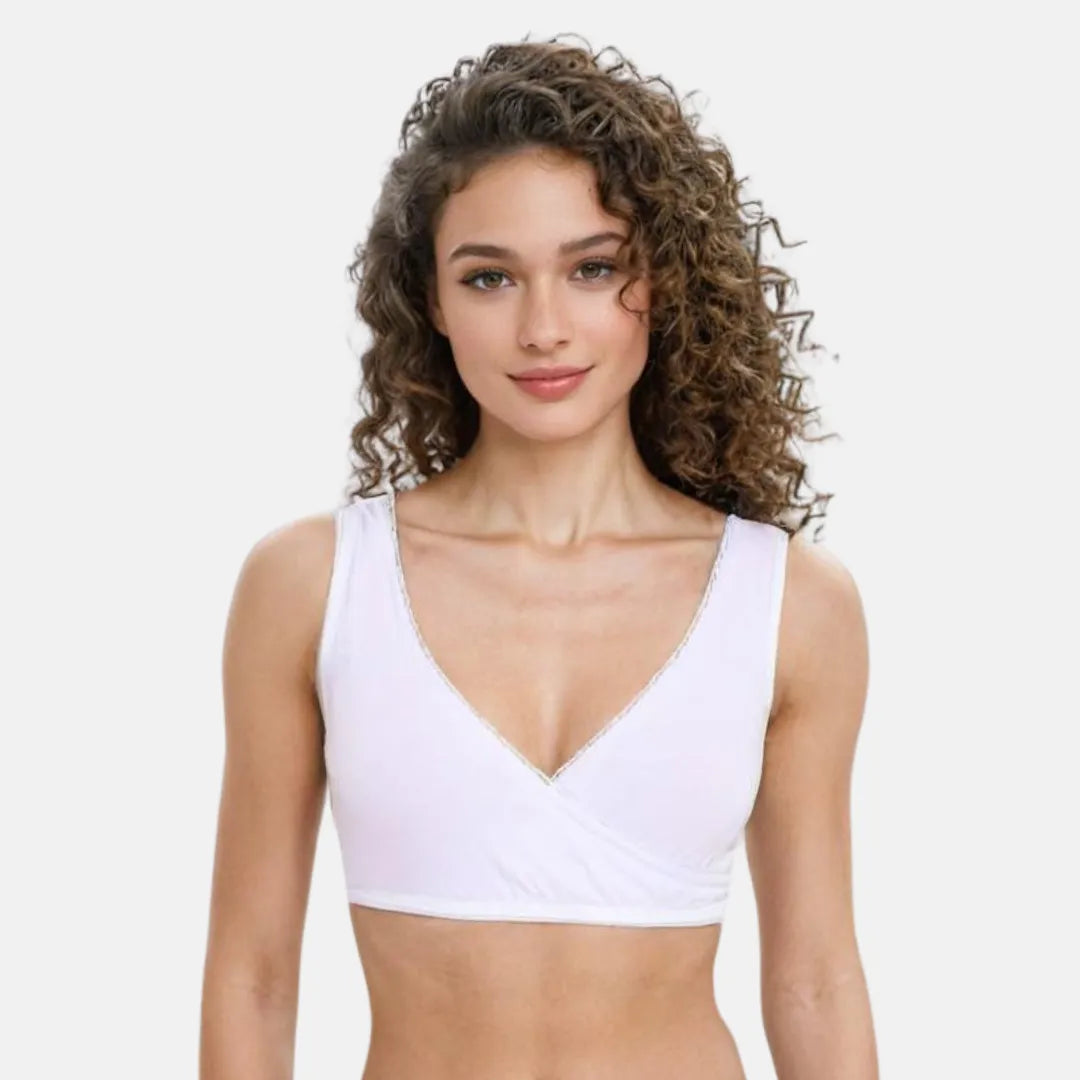 Ladies Plunge Bra White Pack Of 1