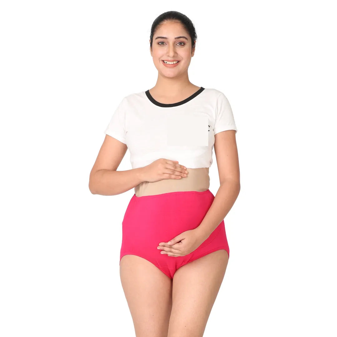 Lady Care Maternity Panties Dark Pink