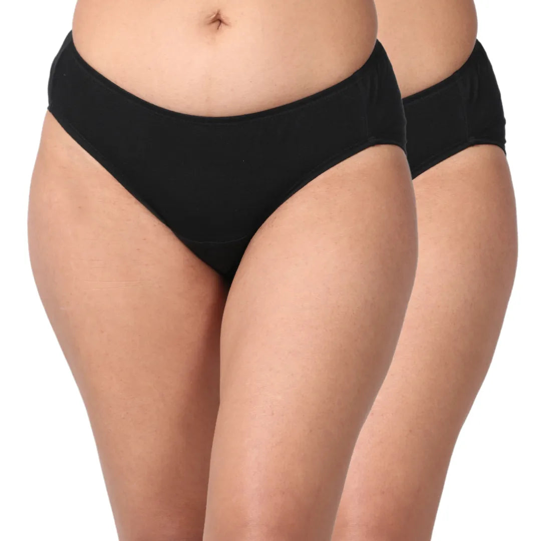 Leak Proof Underwear For Women Black Pack Of 2